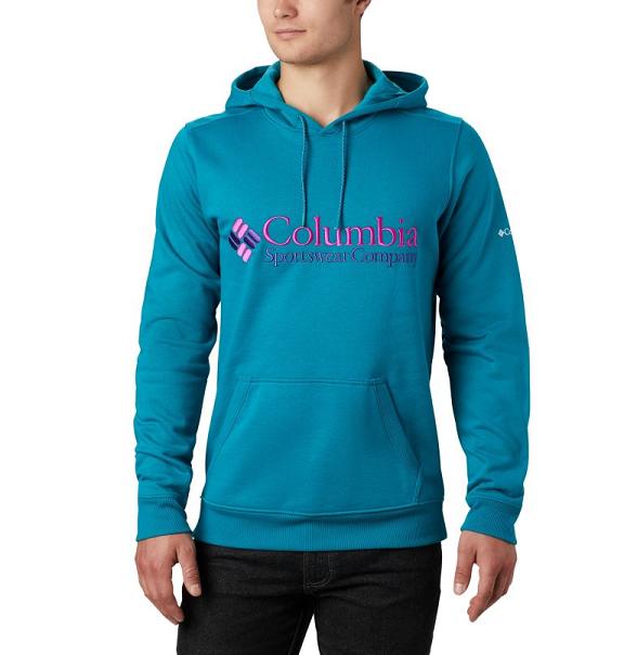 Columbia South Lake Hoodies Blue For Men's NZ20941 New Zealand